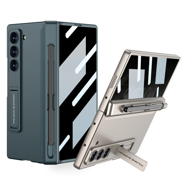 HingeShield® - Magnetic Pen Slot Case with Hidden Bracket