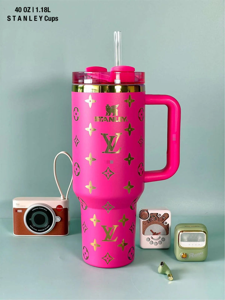 LV x Stanley™ Insulated Tumbler with Lid & Straw – Premium Designer Hydration