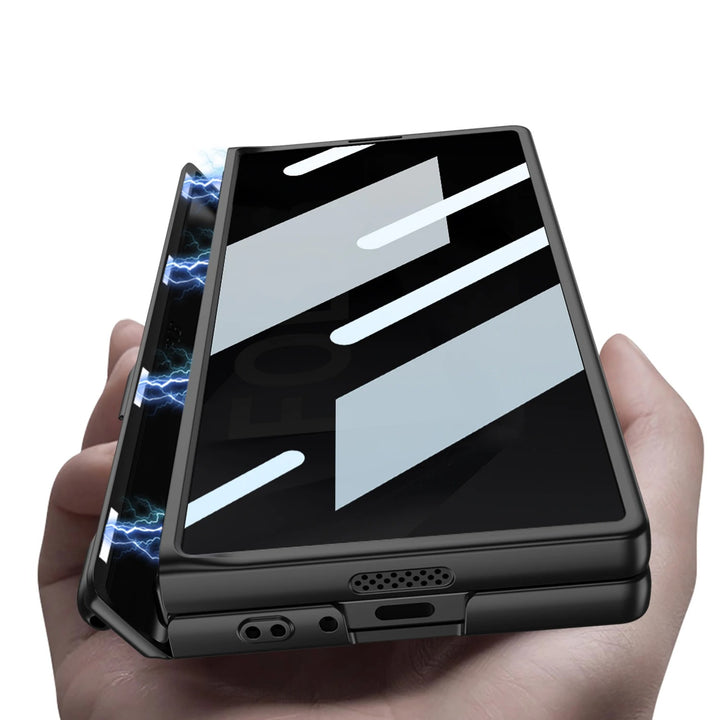 HingeShield® - Magnetic Pen Slot Case with Hidden Bracket