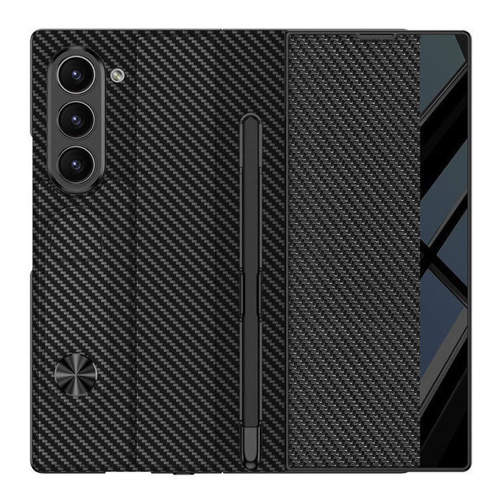 Premium Leather Shockproof Phone Case with Screen Protector & Pen Slot for Galaxy Z Fold6