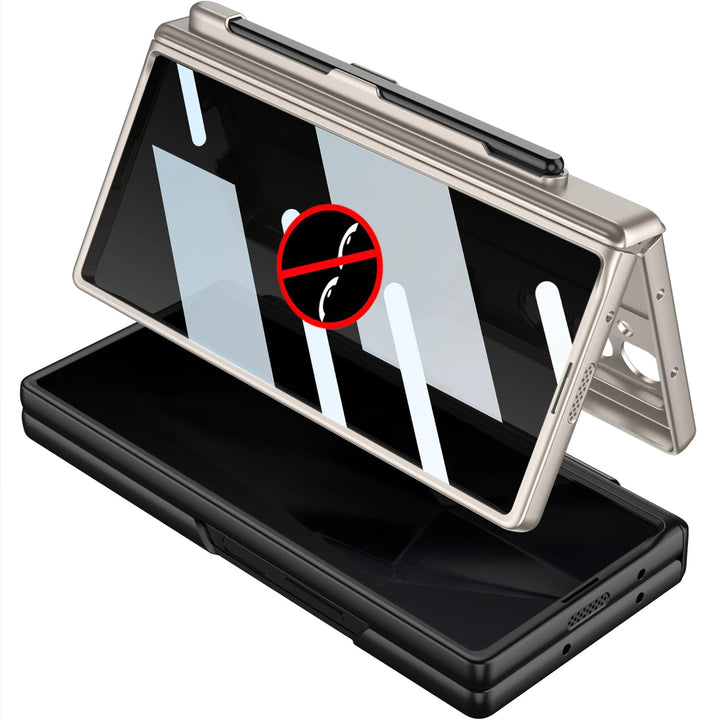 HingeShield® - Magnetic Pen Slot Case with Hidden Bracket