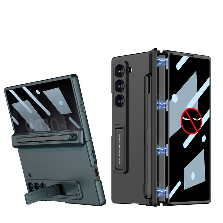 HingeShield® - Magnetic Pen Slot Case with Hidden Bracket