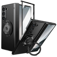 Galaxy Z Fold Magnetic Armor Case with 360° Rotating Stand