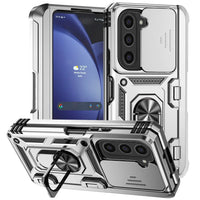 Galaxy Z Fold Rugged Armor Kickstand Case with Camera Cover