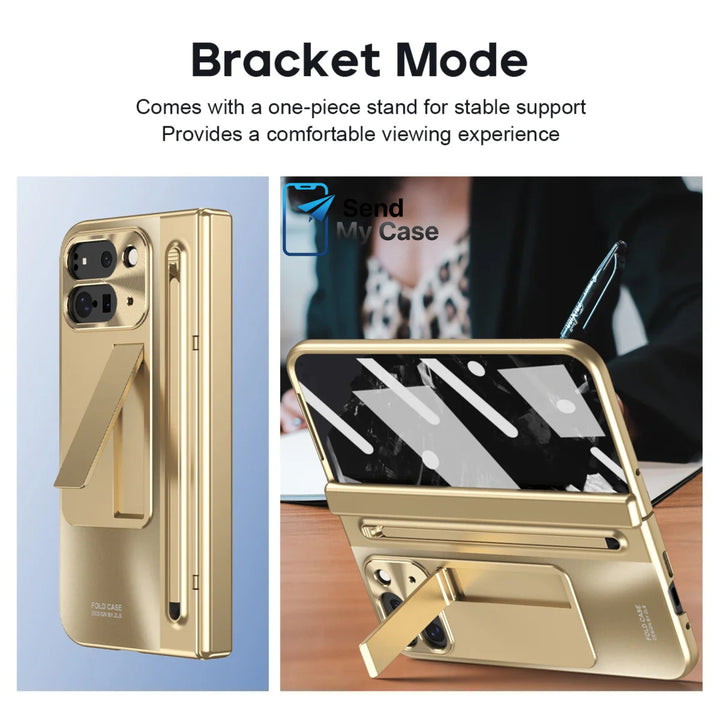 Google Pixel Fold 2 Armor Kickstand Case with Stylus Holder