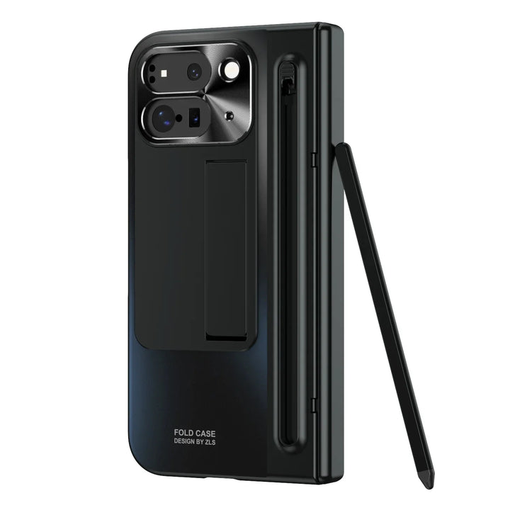 Google Pixel Fold 2 Armor Kickstand Case with Stylus Holder