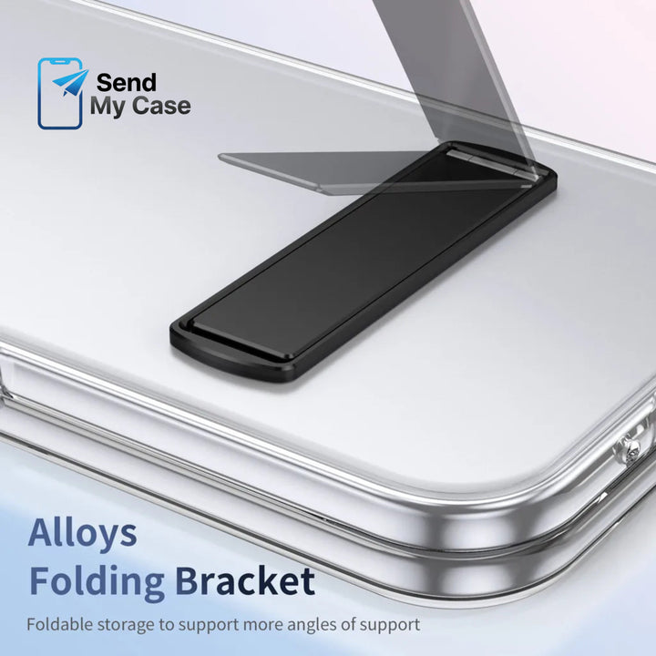 Google Pixel 10 Pro Fold Clear Kickstand Case with Alloy Bracket