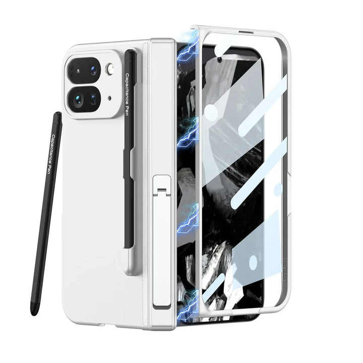 Pixel Fold Pro XL Magnetic Hinge Guard Case with Stylus & Kickstand