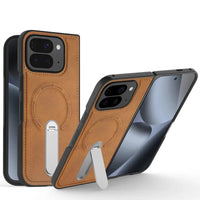Magnetic Leather Stand Case for Google Pixel 10 Pro Fold