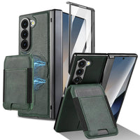 Samsung Galaxy Z Fold 7 Detachable Leather Wallet Case