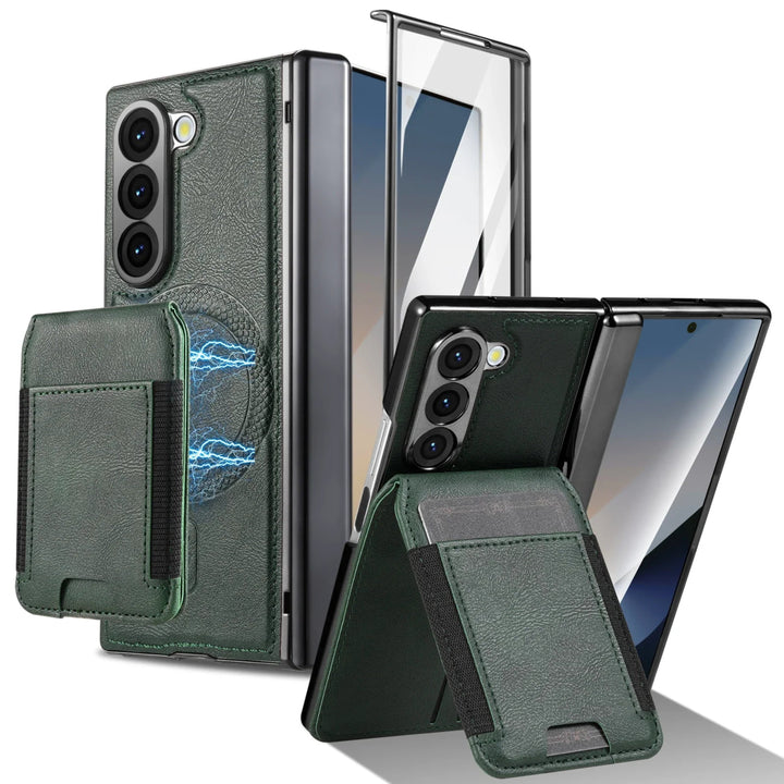 Samsung Galaxy Z Fold 7 Detachable Leather Wallet Case