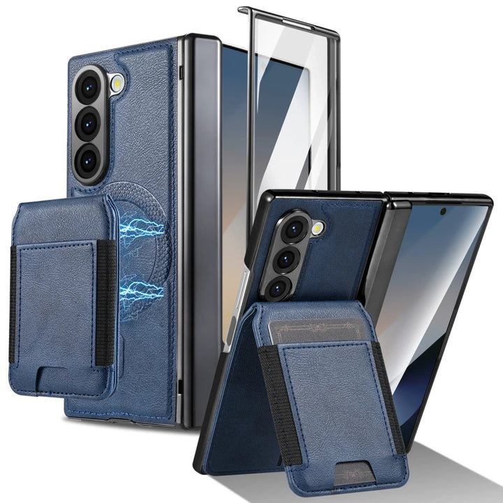 Samsung Galaxy Z Fold 7 Detachable Leather Wallet Case