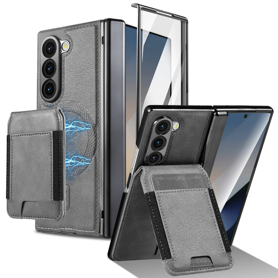 Samsung Galaxy Z Fold 7 Detachable Leather Wallet Case