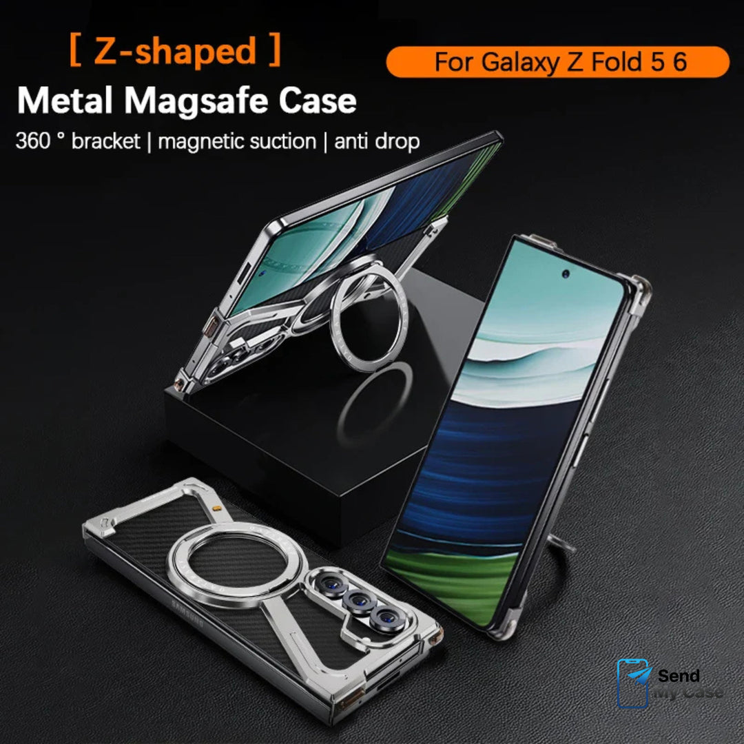 Samsung Galaxy Z Fold 7 Magnetic Ring Stand Case