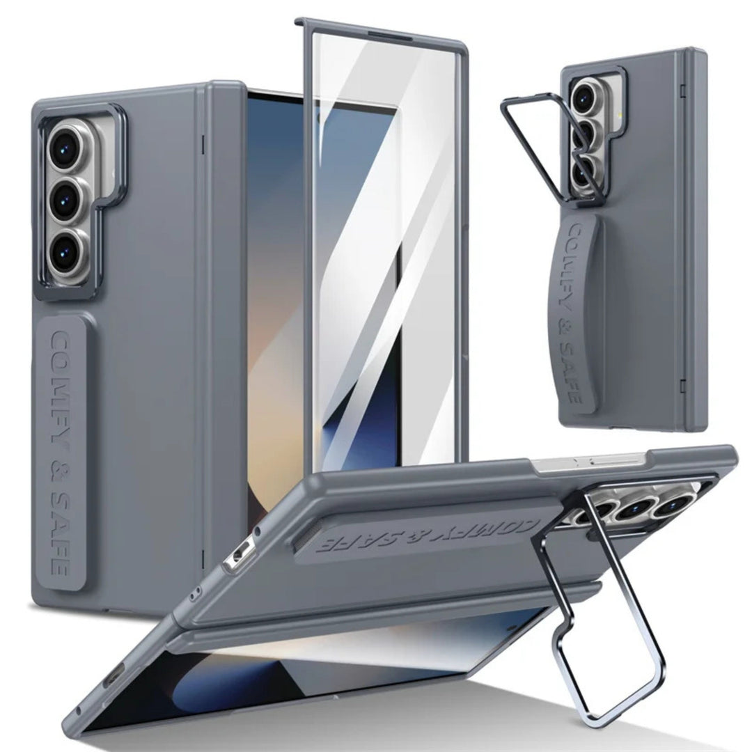 Samsung Galaxy Z Fold 7 Rugged Grip Kickstand Case