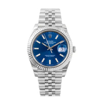RLX Datejust Blue Stick Dial Oyster