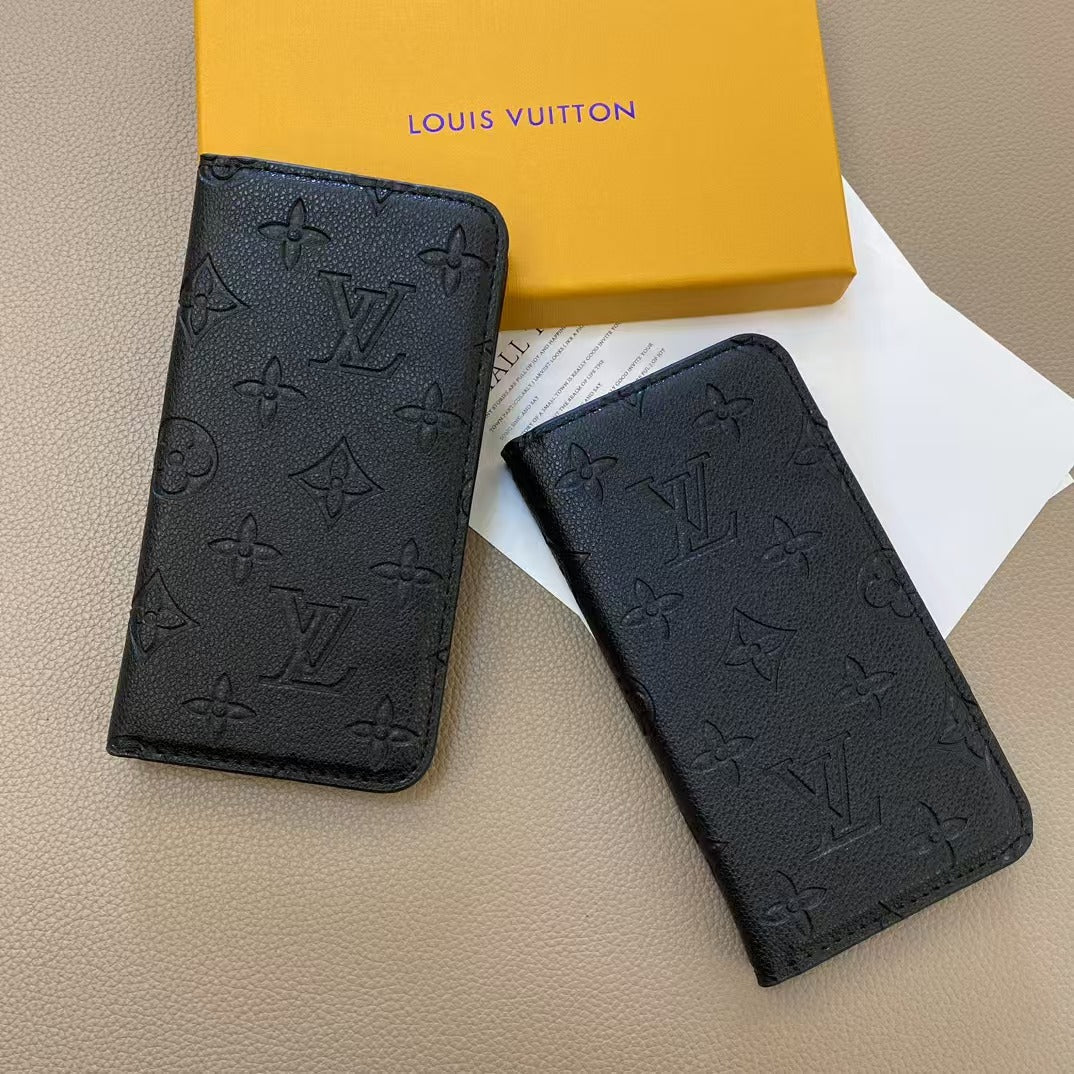 NoirÉlan® - Midnight Embossed Folio Case