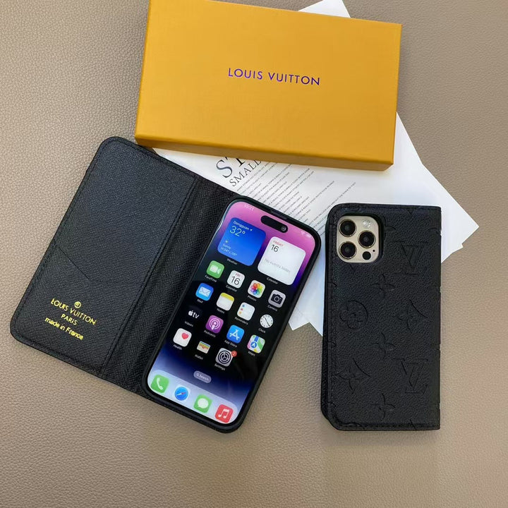 NoirÉlan® - Midnight Embossed Folio Case