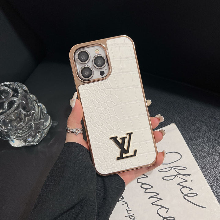 CrocÉlite® - Prestige Duo-Tone Croc LV iPhone Case