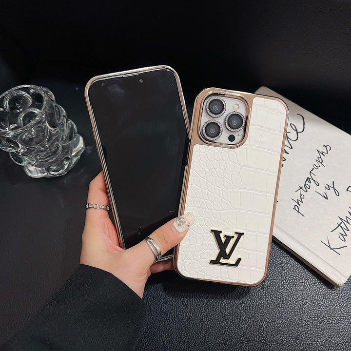 CrocÉlite® - Prestige Duo-Tone Croc LV iPhone Case