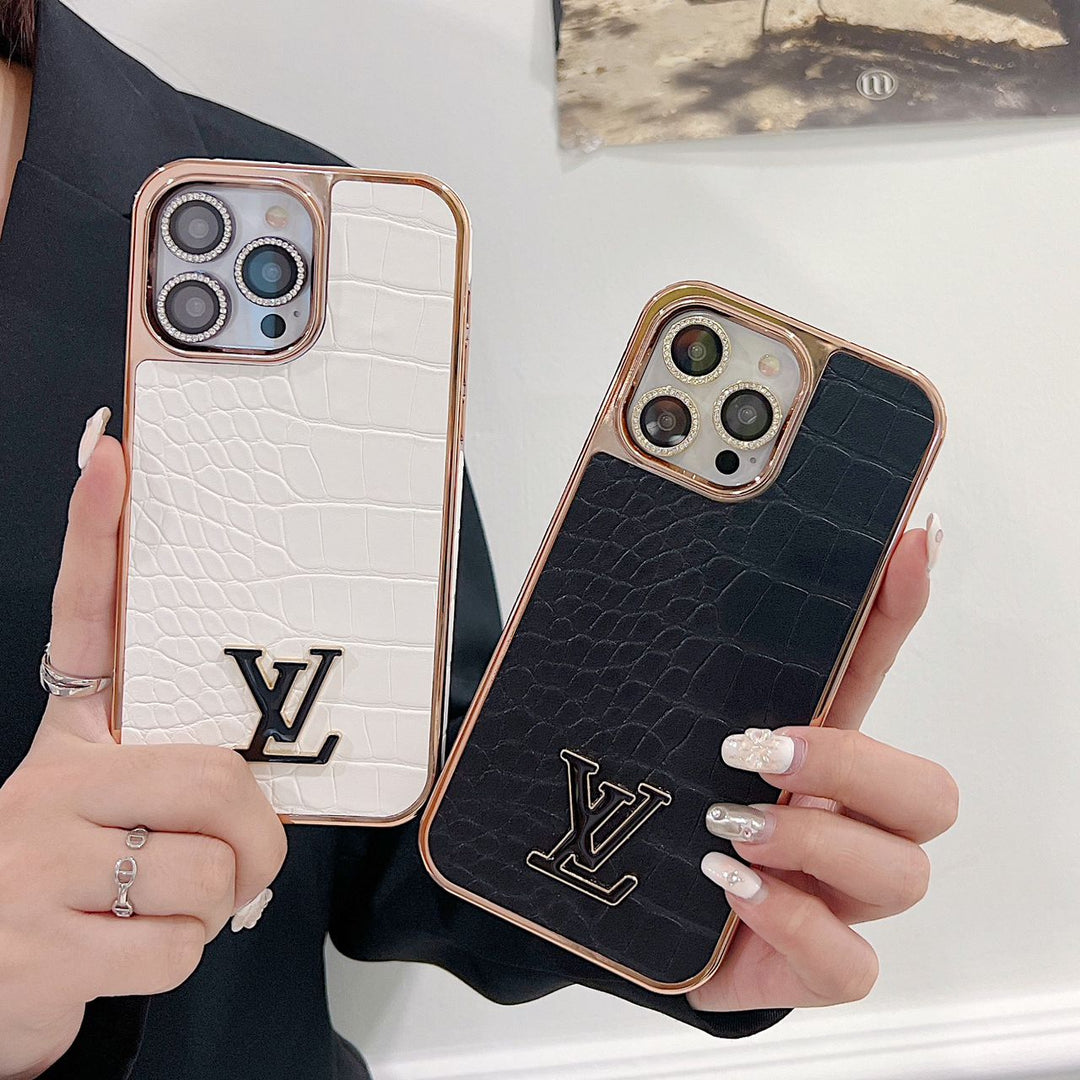 CrocÉlite® - Prestige Duo-Tone Croc LV iPhone Case