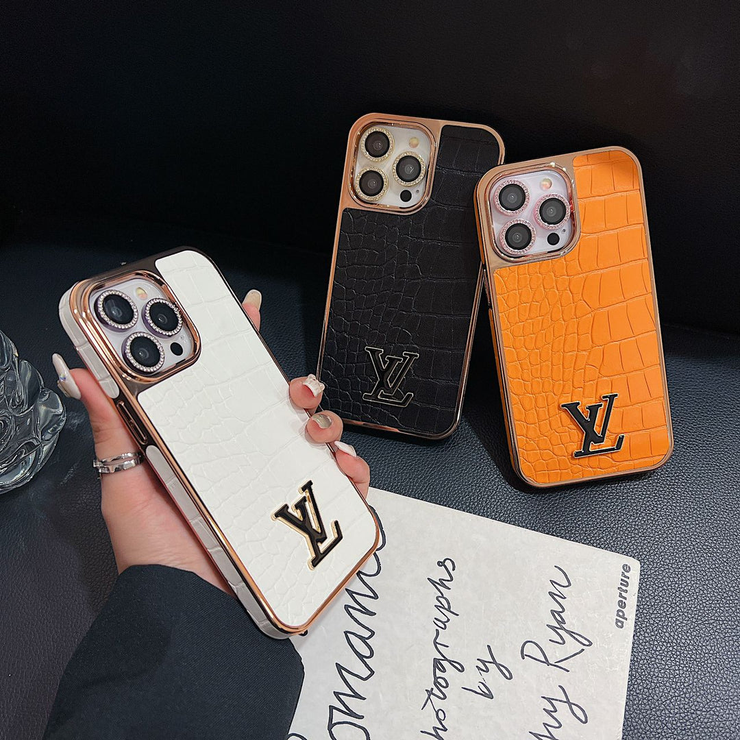 CrocÉlite® - Prestige Duo-Tone Croc LV iPhone Case