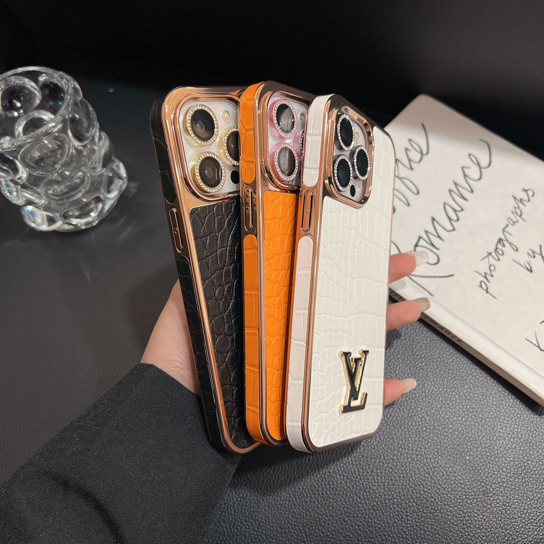 CrocÉlite® - Prestige Duo-Tone Croc LV iPhone Case