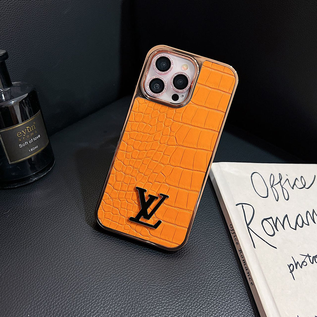 CrocÉlite® - Prestige Duo-Tone Croc LV iPhone Case