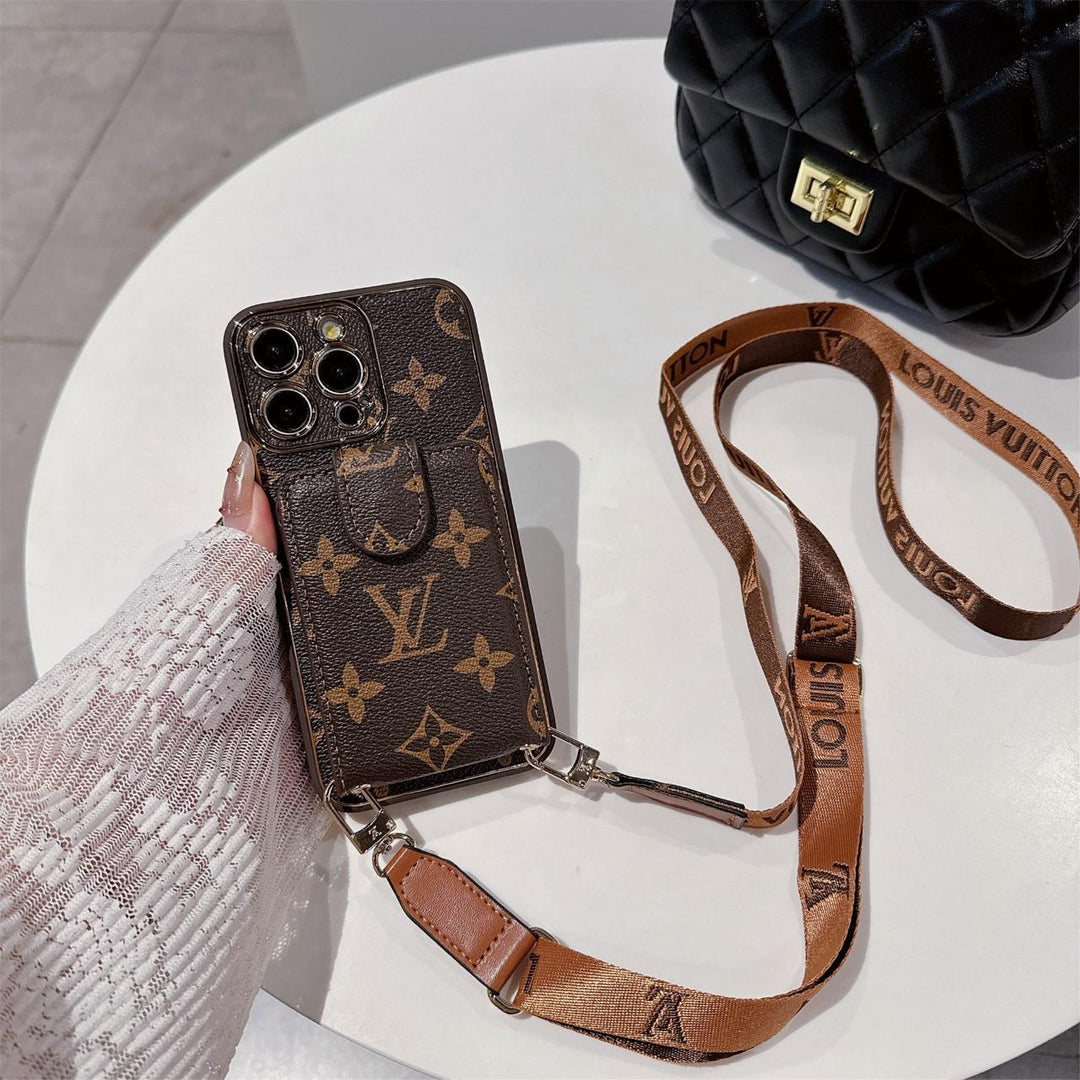 Elegant Multi-Function iPhone Wallet LV iPhone Case