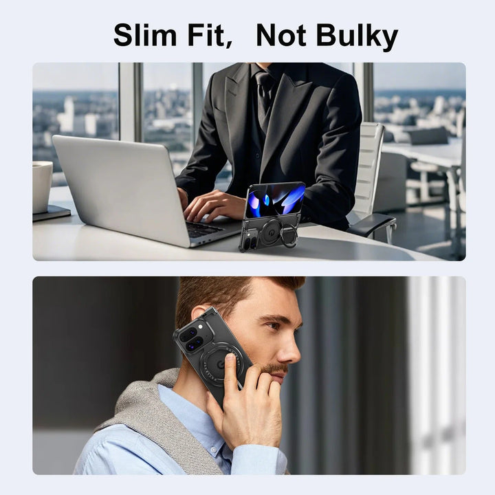 Google Pixel 9 Pro Fold Magnetic Aluminum Case - Frameless Shockproof Protection