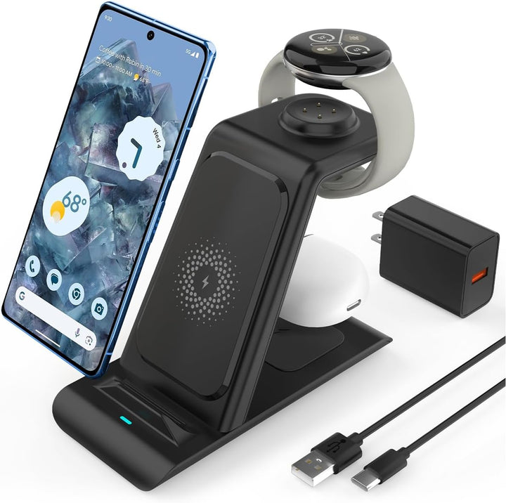 3 in 1 Wireless Charger for Google Pixel Ecosystem - FonKayz