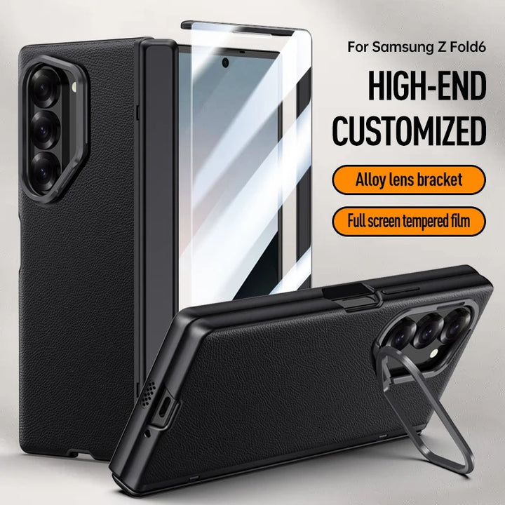Luxon® - Leather Fold Hinge Camera Stand