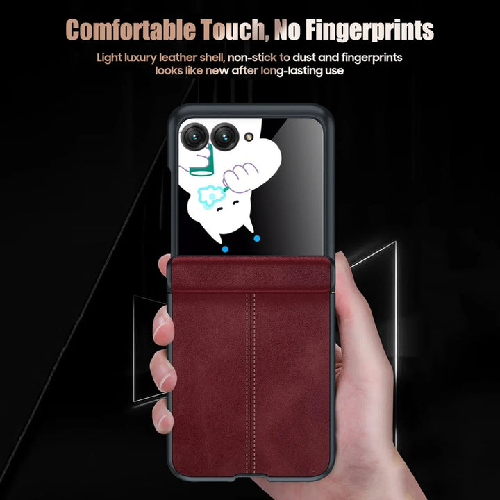 ⚫ LeatherShield™ – Moto Razr Series