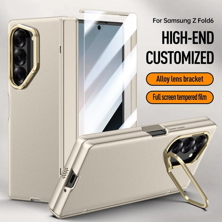 Luxon® - Leather Fold Hinge Camera Stand