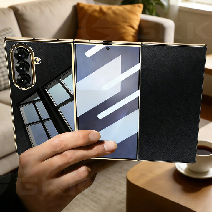 Ultra-Thin Clear Plating Case – Gloss Shield + Front Screen Glass