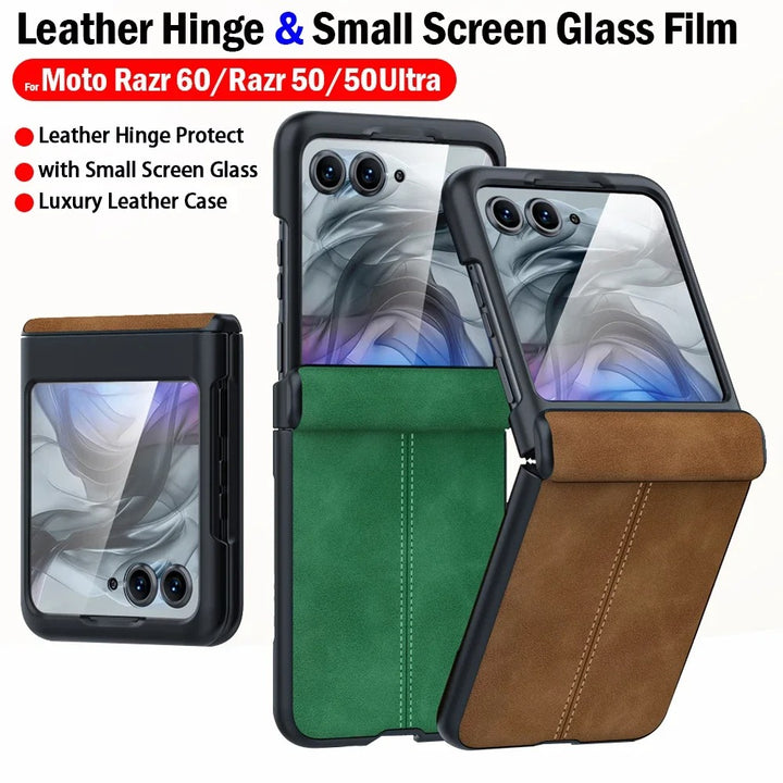 ⚫ LeatherShield™ – Moto Razr Series