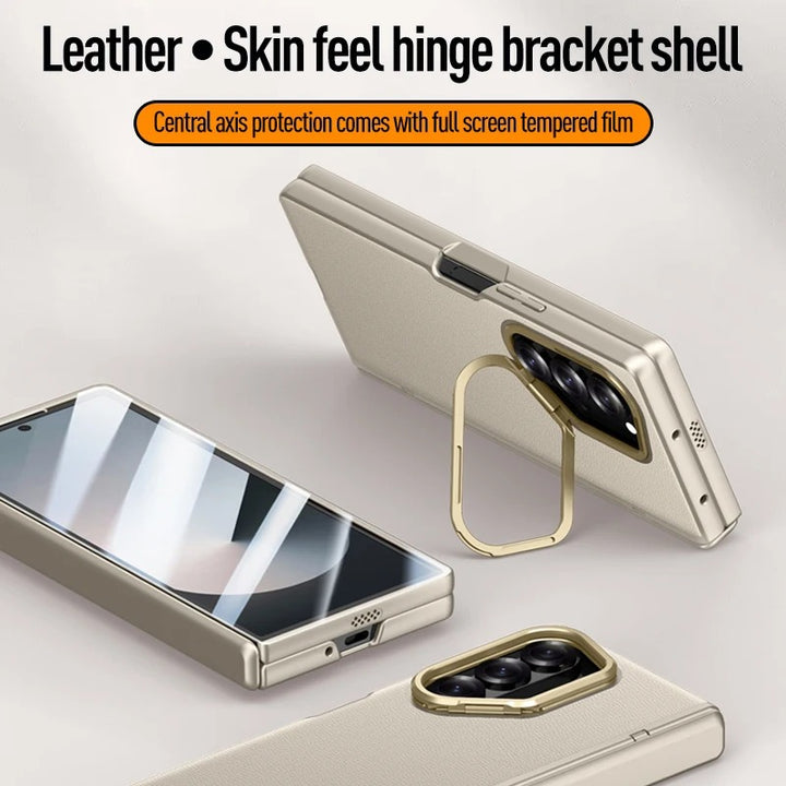 Luxon® - Leather Fold Hinge Camera Stand