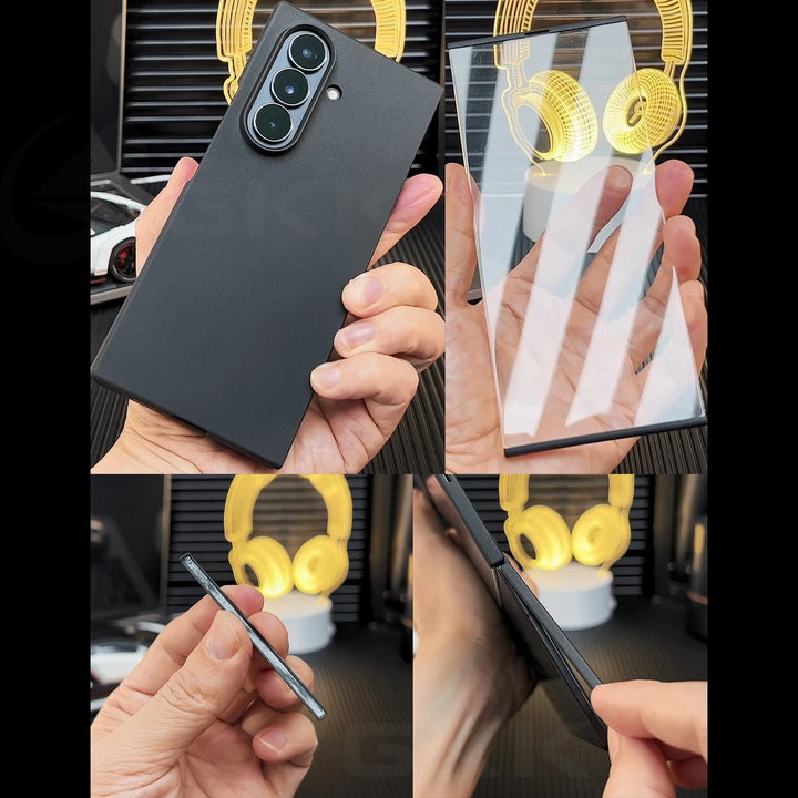 Ultra-Thin 4-in-1 Matte Protection Set (Cover Glass + Top/Bottom Covers)
