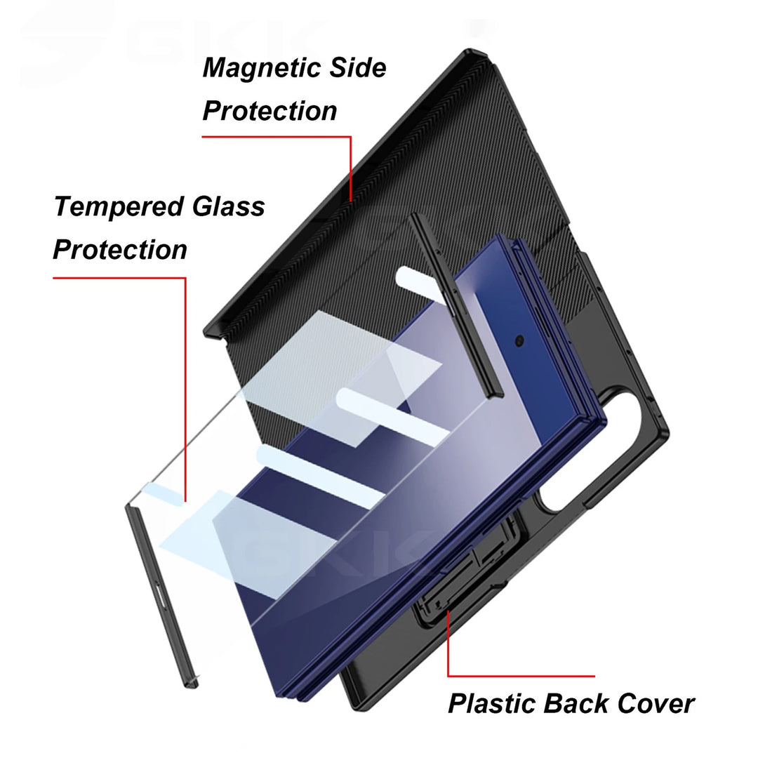 WeaveStand™ – Magnetic Fabric Stand Case