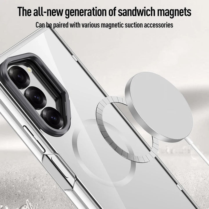 Nexo® - Clear Wireless Fold Hinge Camera Stand Galaxy Z Fold 7