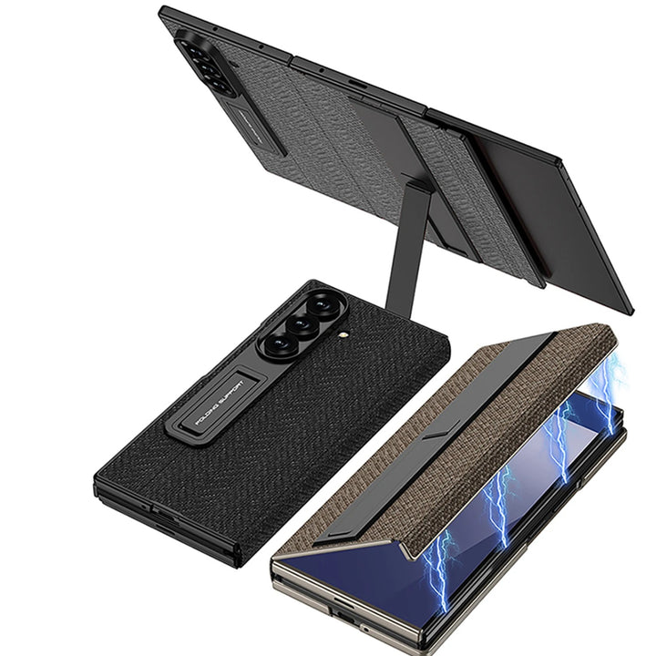 WeaveStand™ – Magnetic Fabric Stand Case