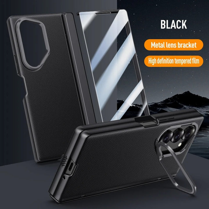 Luxon® - Leather Fold Hinge Camera Stand
