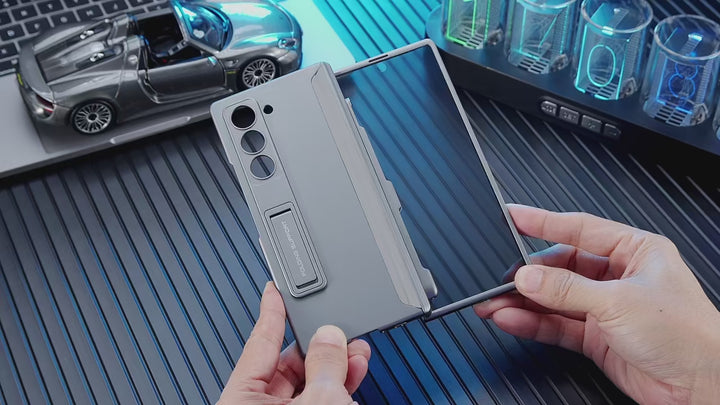 HingeShield® - Magnetic Pen Slot Case with Hidden Bracket